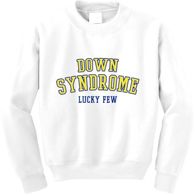 Down Syndrome Lucky Few Kids Sweatshirt