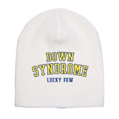 Down Syndrome Lucky Few Short Acrylic Beanie