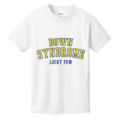 Down Syndrome Lucky Few Kids T-Shirt