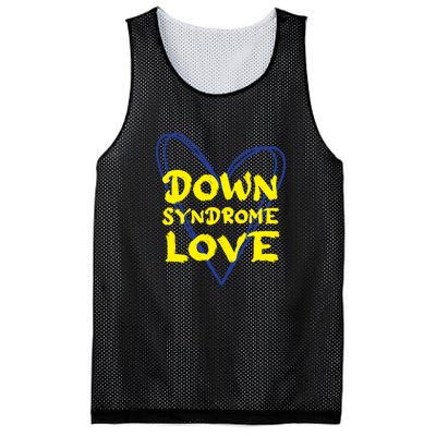 Down Syndrome Love For Down Syndrome Awareness Gift Mesh Reversible Basketball Jersey Tank