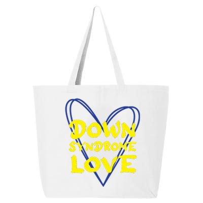 Down Syndrome Love For Down Syndrome Awareness Gift 25L Jumbo Tote