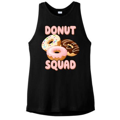 Donut Squad Lover Foodie Ladies PosiCharge Tri-Blend Wicking Tank