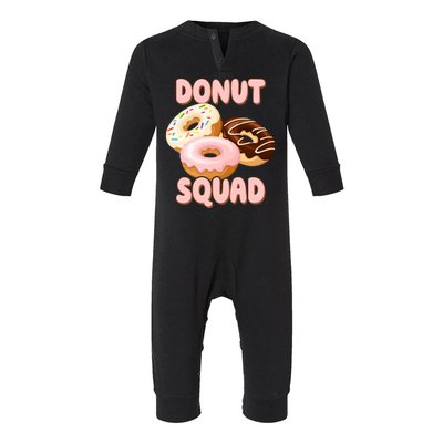 Donut Squad Lover Foodie Infant Fleece One Piece