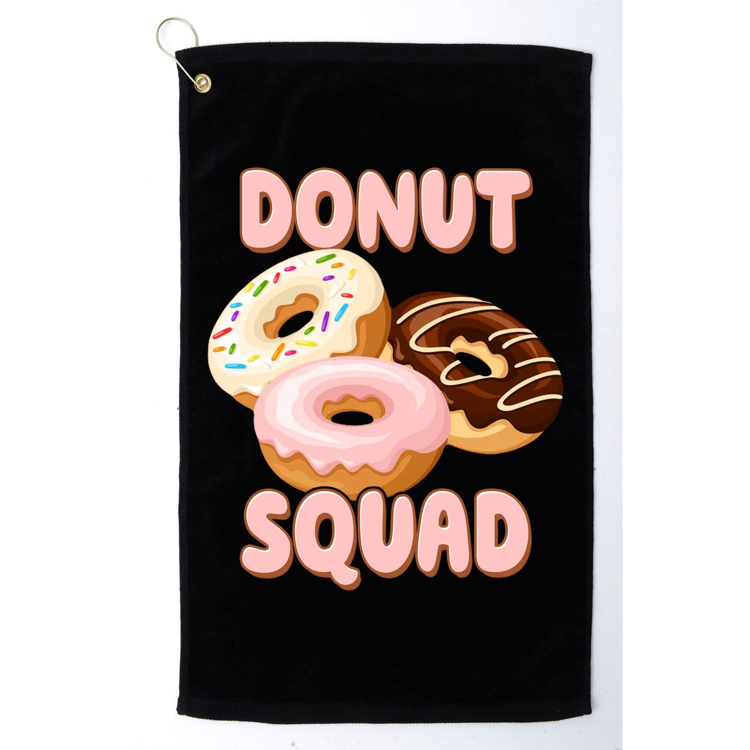 Donut Squad Lover Foodie Golf Towel