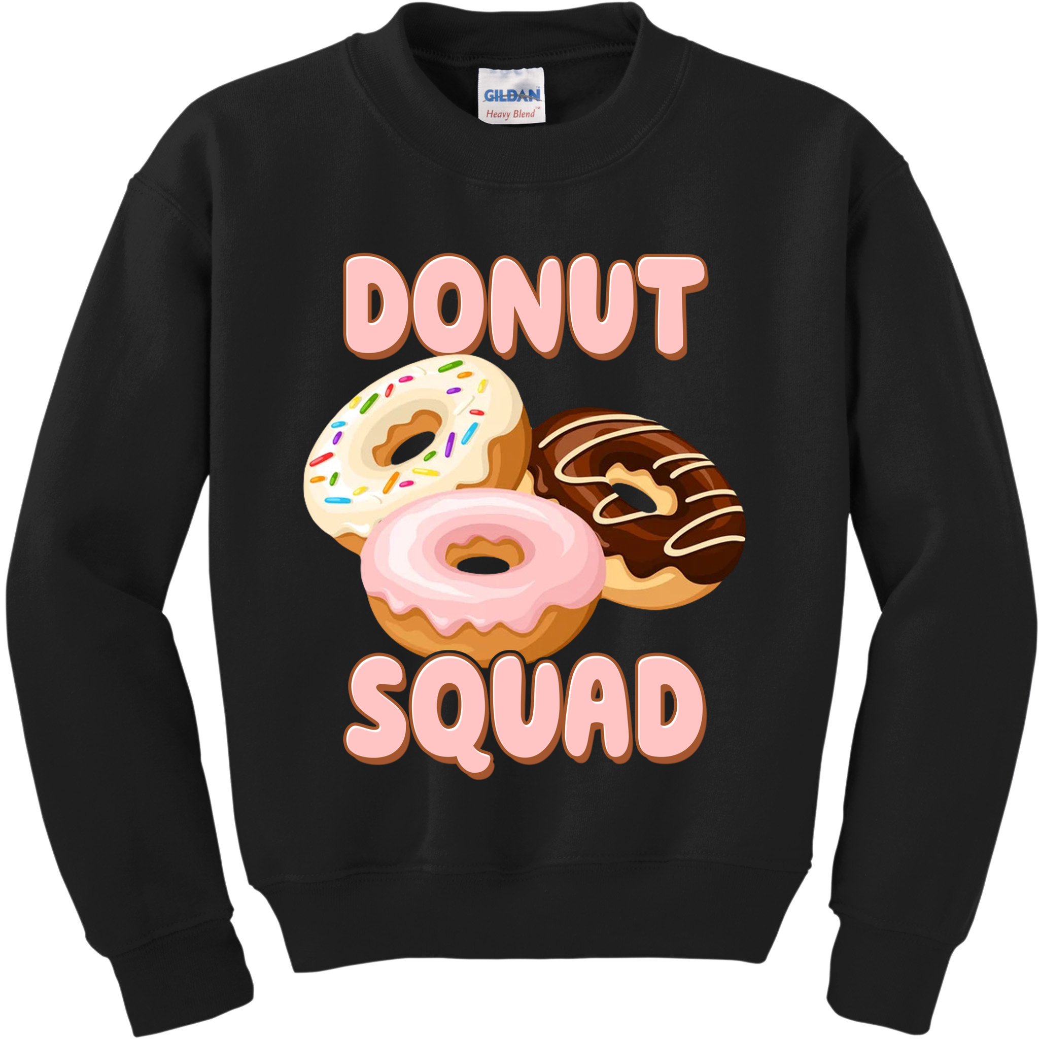 Donut Squad Lover Foodie Kids Sweatshirt