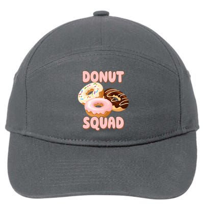 Donut Squad Lover Foodie 7-Panel Snapback Hat