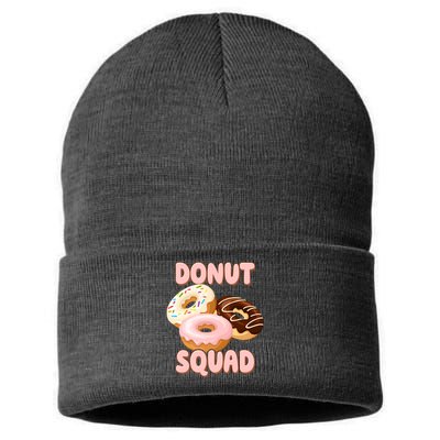 Donut Squad Lover Foodie Sustainable Knit Beanie