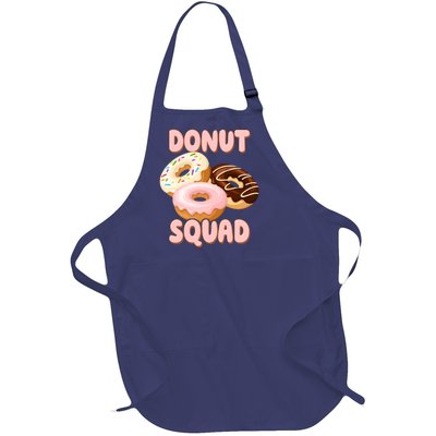 Donut Squad Lover Foodie Full-Length Apron With Pockets