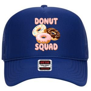 Donut Squad Lover Foodie High Crown Mesh Back Trucker Hat