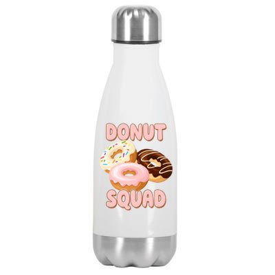 Donut Squad Lover Foodie Stainless Steel Insulated Water Bottle