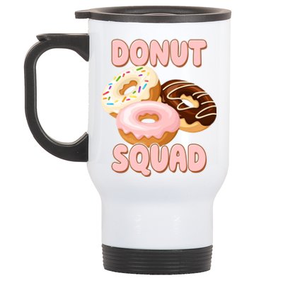 Donut Squad Lover Foodie Stainless Steel Travel Mug