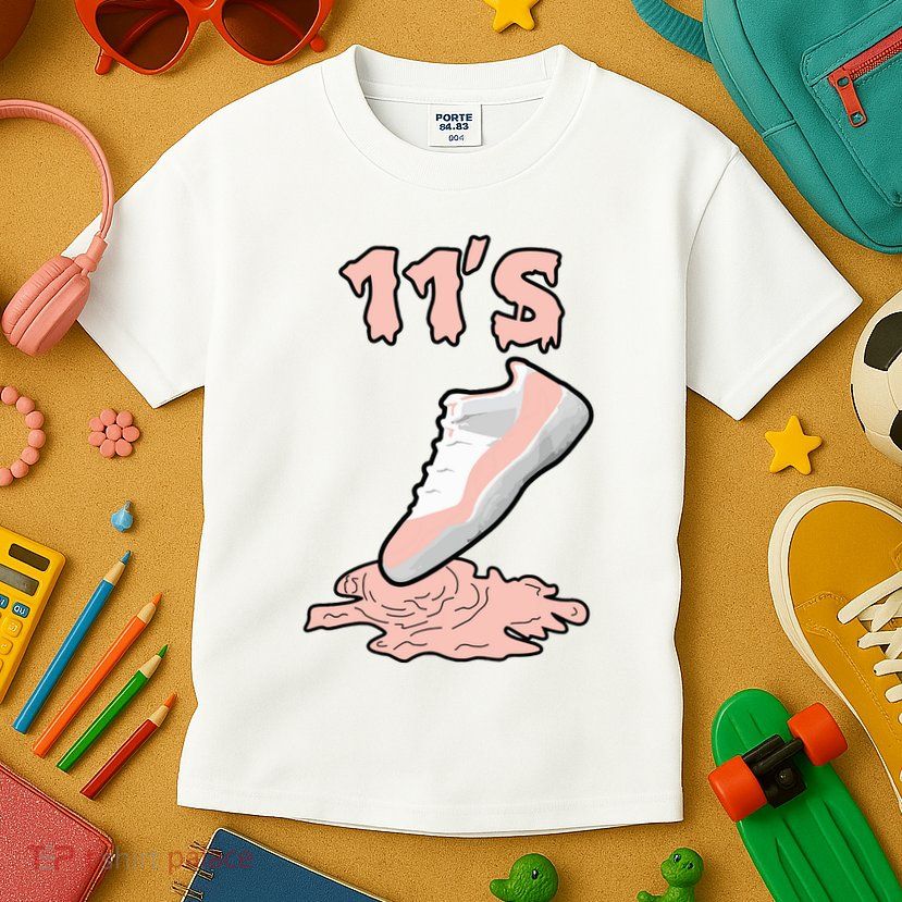 Drip Streetwear Loser Lover Matching Low Legend Pink 11s Kids T-Shirt