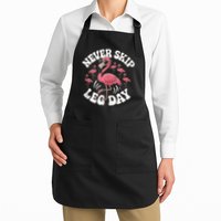 Dont Skip Leg Day Flamingo Never Skip Leg Day Tee Never Skip Leg Day Flamingo Bird Sport Funny Gym Funny Memes Apron