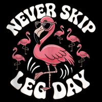 Dont Skip Leg Day Flamingo Never Skip Leg Day Tee Never Skip Leg Day Flamingo Bird Sport Funny Gym Funny Memes 16 in Basic Backpack