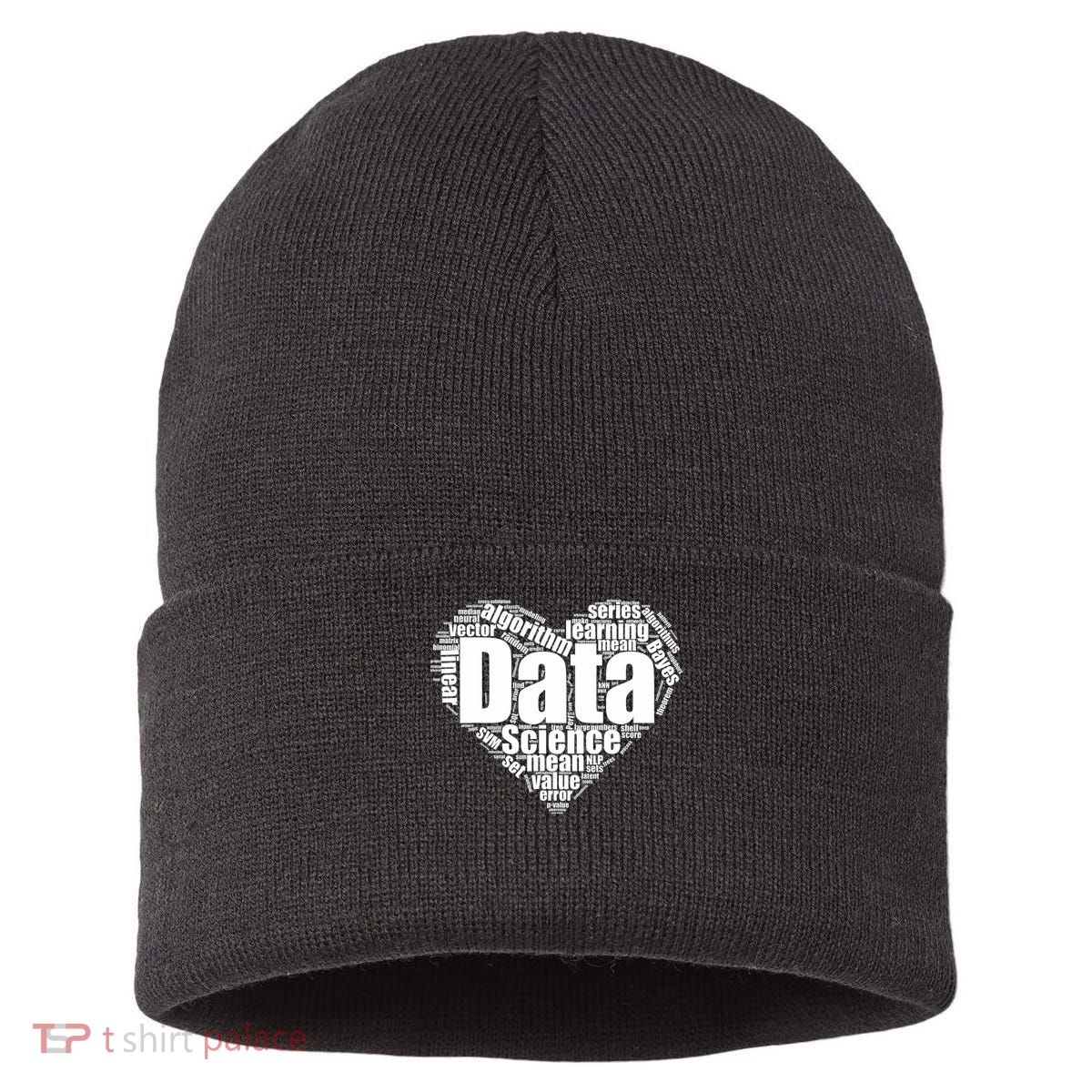 Data Science Love Gifts For Data Scientists Sustainable Knit Beanie