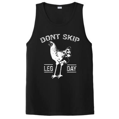 Dont Skip Leg Day Chicken Gym Workout Fitness Funny PosiCharge Competitor Tank