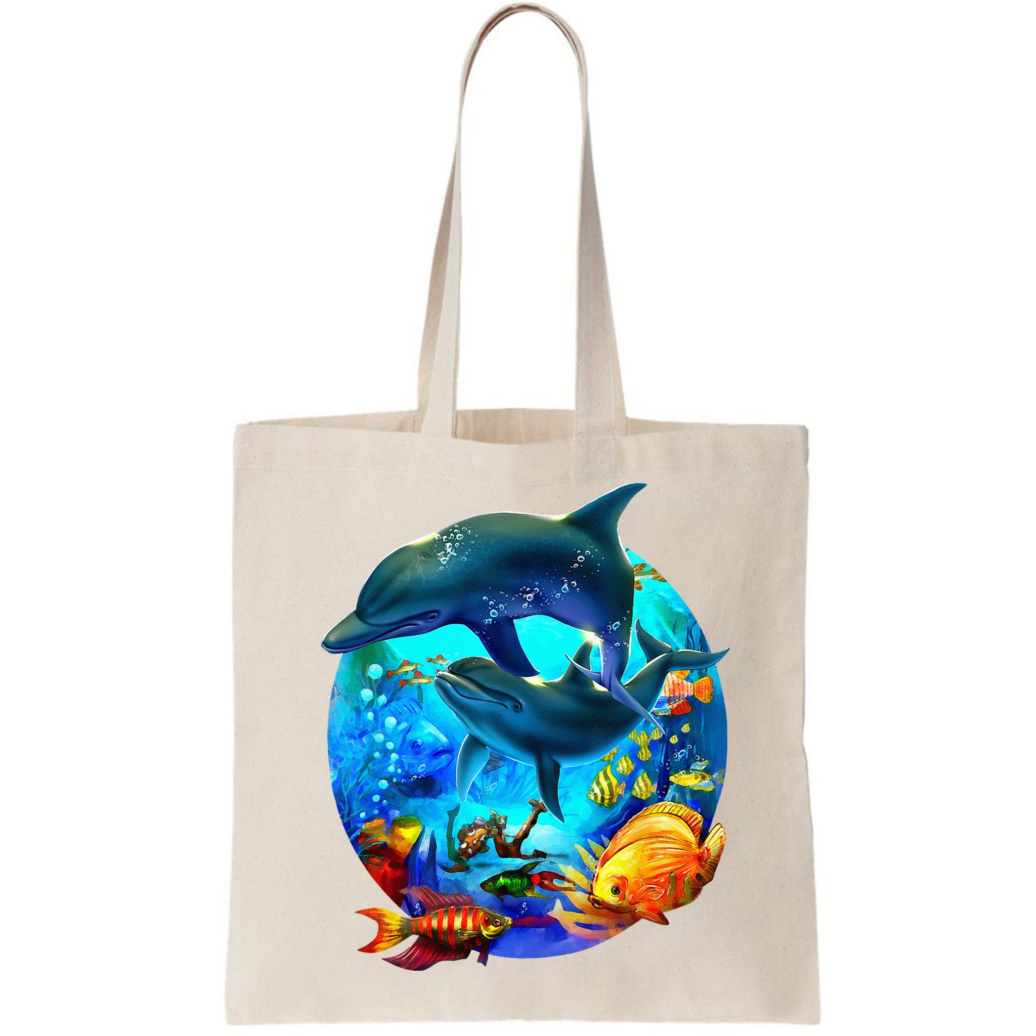 Dolphin Sea Life Save The Ocean Marine Biology Aquarium Bag