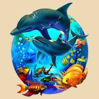 Dolphin Sea Life Save The Ocean Marine Biology Aquarium Zip Tote Bag