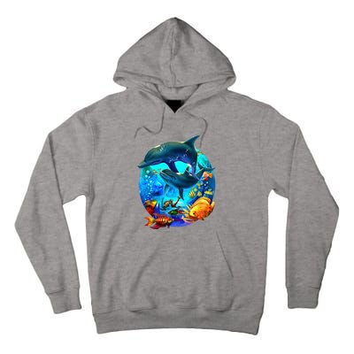 Dolphin Sea Life Save The Ocean Marine Biology Aquarium Tall Hoodie