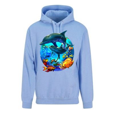 Dolphin Sea Life Save The Ocean Marine Biology Aquarium Unisex Surf Hoodie