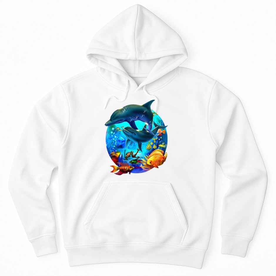 Dolphin Sea Life Save The Ocean Marine Biology Aquarium Hoodie
