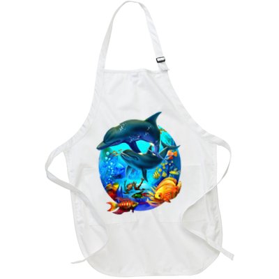 Dolphin Sea Life Save The Ocean Marine Biology Aquarium Apron