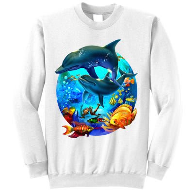 Dolphin Sea Life Save The Ocean Marine Biology Aquarium Sweatshirt