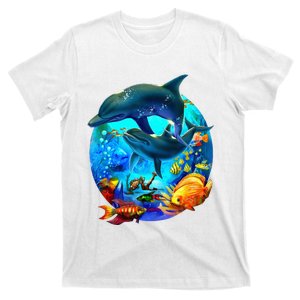 Dolphin Sea Life Save The Ocean Marine Biology Aquarium T-Shirt