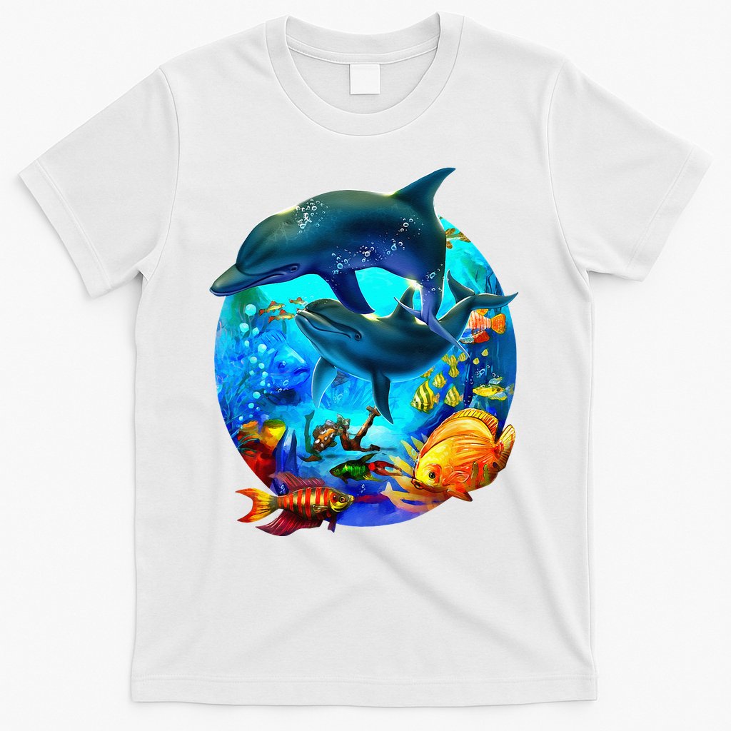 Dolphin Sea Life Save The Ocean Marine Biology Aquarium T-Shirt