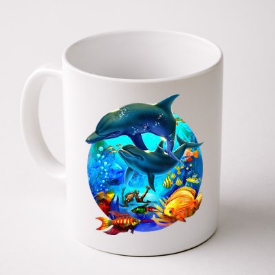 Dolphin Sea Life Save The Ocean Marine Biology Aquarium Mug