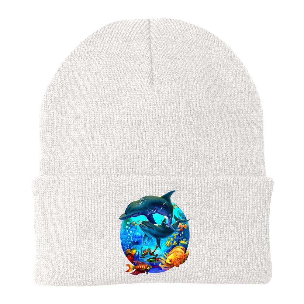 Dolphin Sea Life Save The Ocean Marine Biology Aquarium Beanie