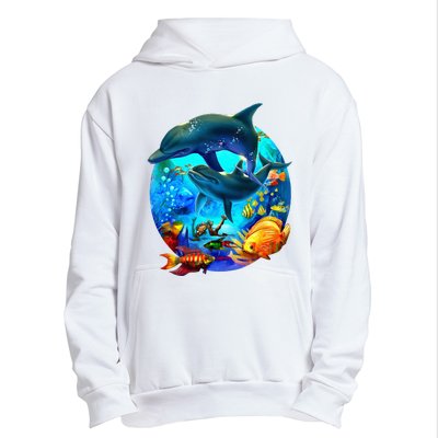 Dolphin Sea Life Save The Ocean Marine Biology Aquarium Urban Pullover Hoodie