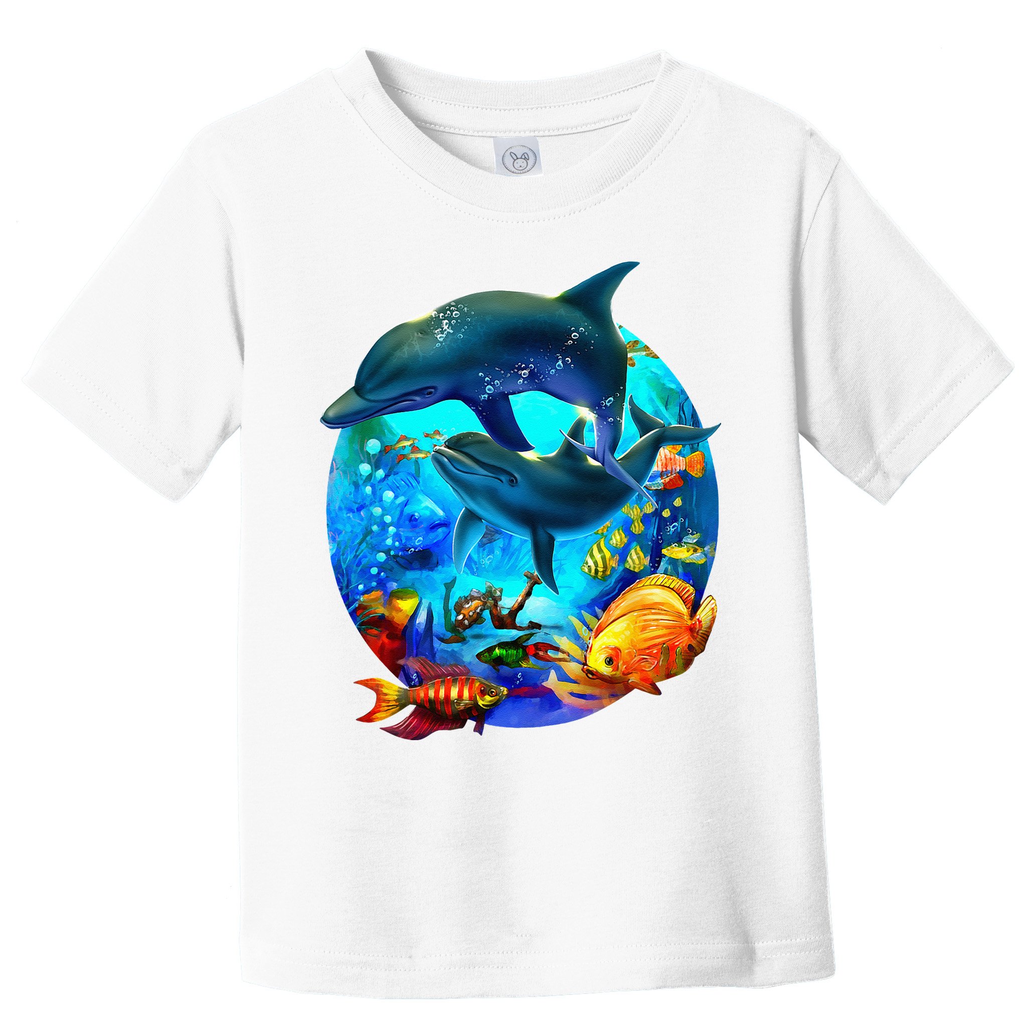 Dolphin Sea Life Save The Ocean Marine Biology Aquarium Toddler T-Shirt