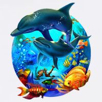 Dolphin Sea Life Save The Ocean Marine Biology Aquarium Kids Hoodie