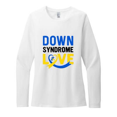 Down Syndrome Love, Down Syndrome Awareness Gift Womens CVC Long Sleeve Shirt