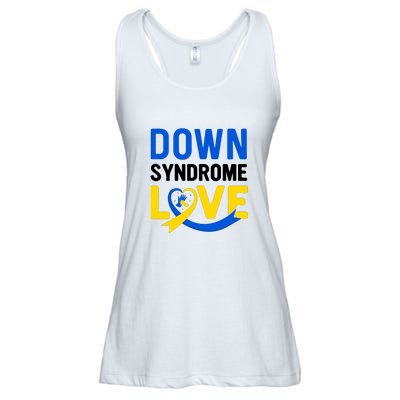 Down Syndrome Love, Down Syndrome Awareness Gift Ladies Essential Flowy Tank