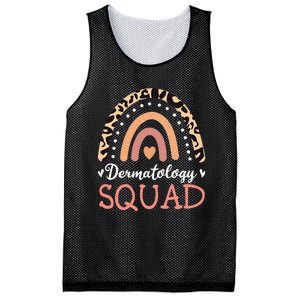 Dermatology Squad Leopard Rainbow Dermatologist Skin Doctor Mesh Reversible Basketball Jersey Tank