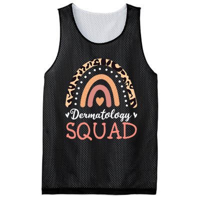 Dermatology Squad Leopard Rainbow Dermatologist Skin Doctor Mesh Reversible Basketball Jersey Tank