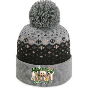 Dental Squad Luckiest Dentist Patrick's Day Shamrock Dentist Gift The Baniff Cuffed Pom Beanie