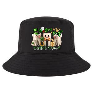 Dental Squad Luckiest Dentist Patrick's Day Shamrock Dentist Gift Cool Comfort Performance Bucket Hat