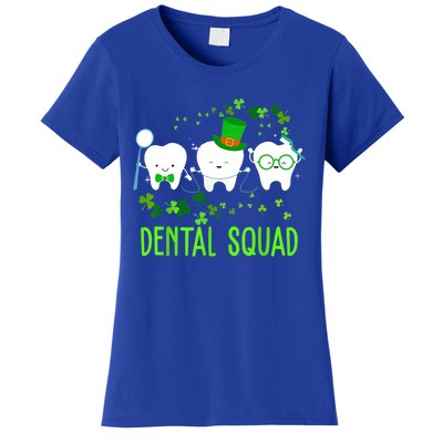 Dental Squad Lucky Shamrock Dental Hygienist St Patrick Day Gift Women's T-Shirt