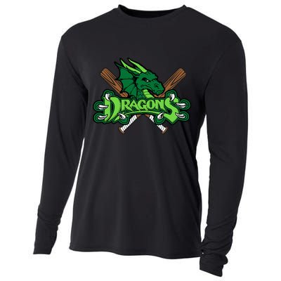 Dragons Sports Logo Cooling Performance Long Sleeve Crew