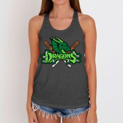 Dragons Sports Logo Women's Knotted Racerback Tank
