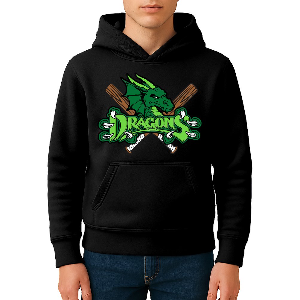 Dragons Sports Logo Kids Hoodie