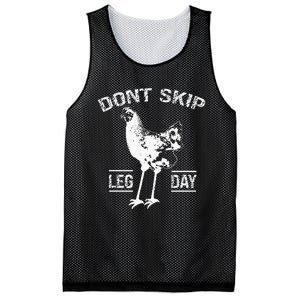 Dont Skip Leg Day Mesh Reversible Basketball Jersey Tank