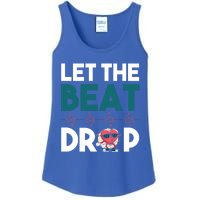 Dj S Let The Beat Drop Gift Ladies Essential Tank