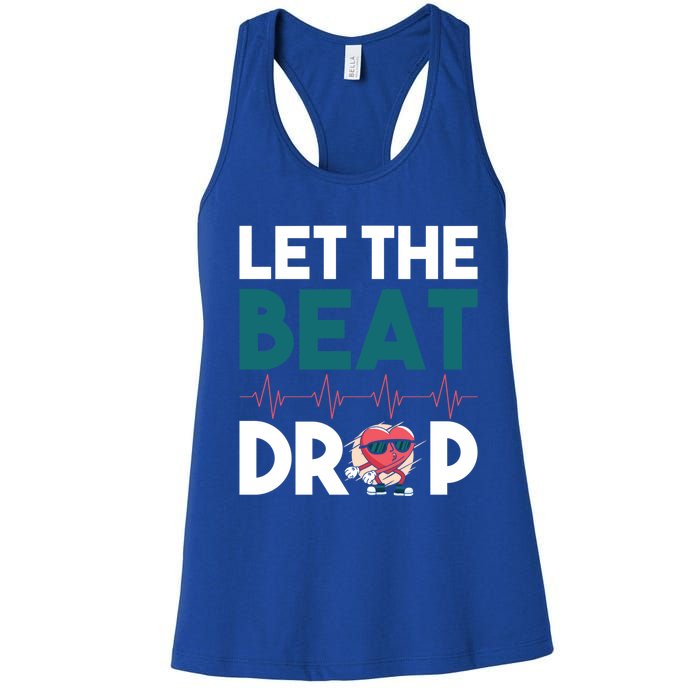 Dj S Let The Beat Drop Gift Women's Racerback Tank