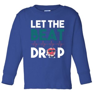 Dj S Let The Beat Drop Gift Toddler Long Sleeve Shirt