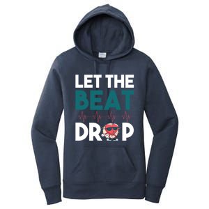 Dj S Let The Beat Drop Gift Women's Pullover Hoodie