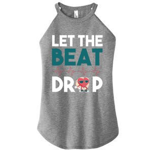 Dj S Let The Beat Drop Gift Women's Perfect Tri Rocker Tank